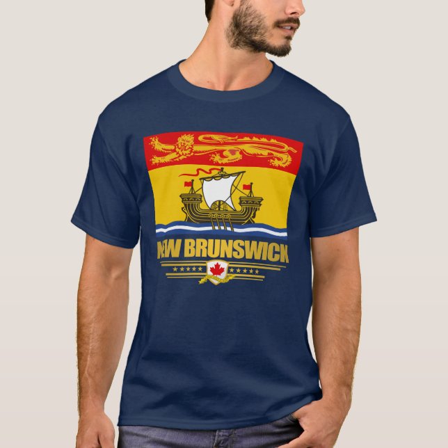 Camiseta Aparato de bandera de Nueva Brunswick (Anverso)
