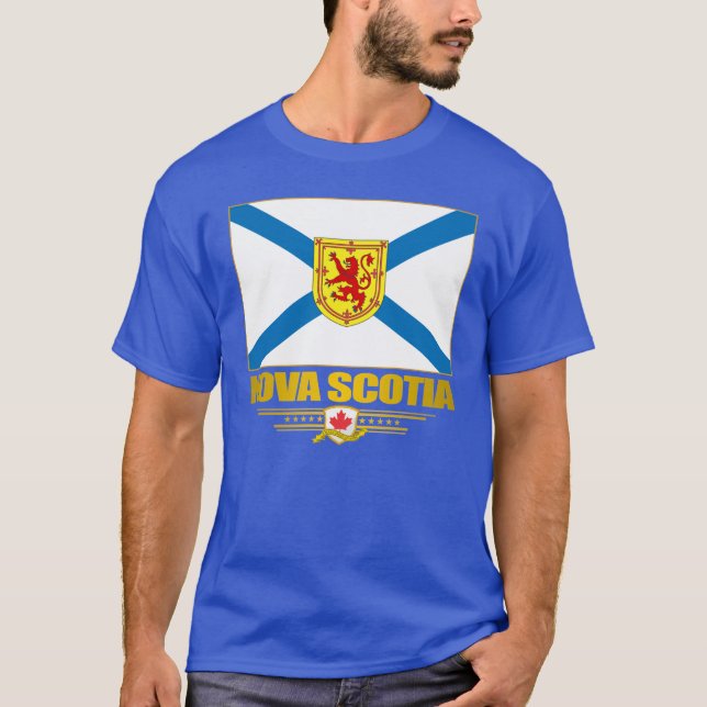 Camiseta Aparato de bandera de Nueva Escocia (Anverso)