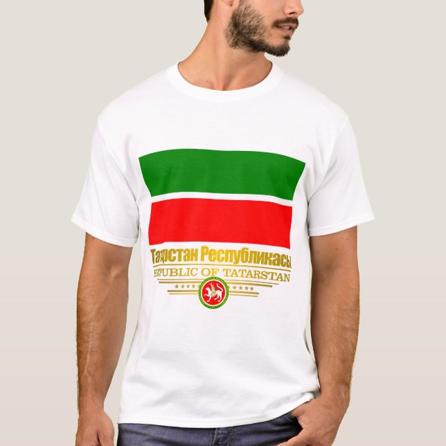 Camiseta Aparato de bandera de Tartaristán (Anverso)