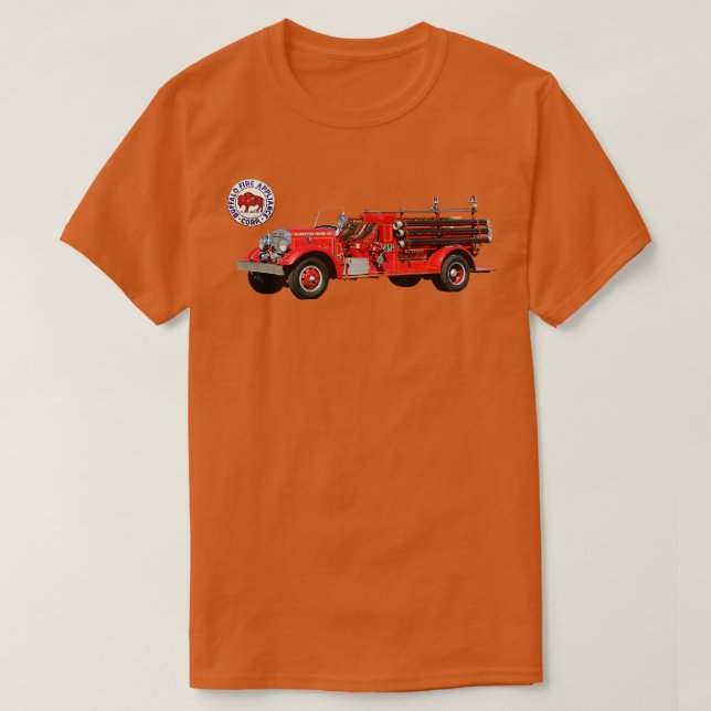 Camiseta Aparato de bomberos de búfalo TShirt (Diseño del anverso)