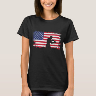 Camiseta Aparato de boxeo de bandera estadounidense - Boxer