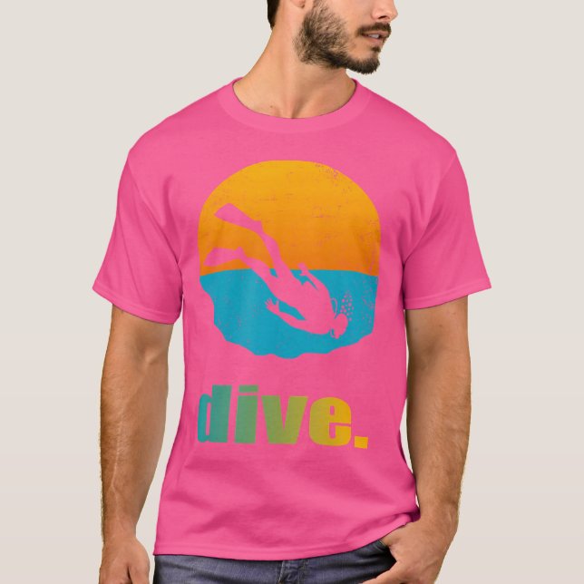 Camiseta Aparato de buceo Scuba Buceo (Anverso)