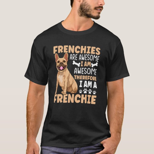 Camiseta Aparato De Bulldog Francés Para Hombres Mujeres Ni (Anverso)