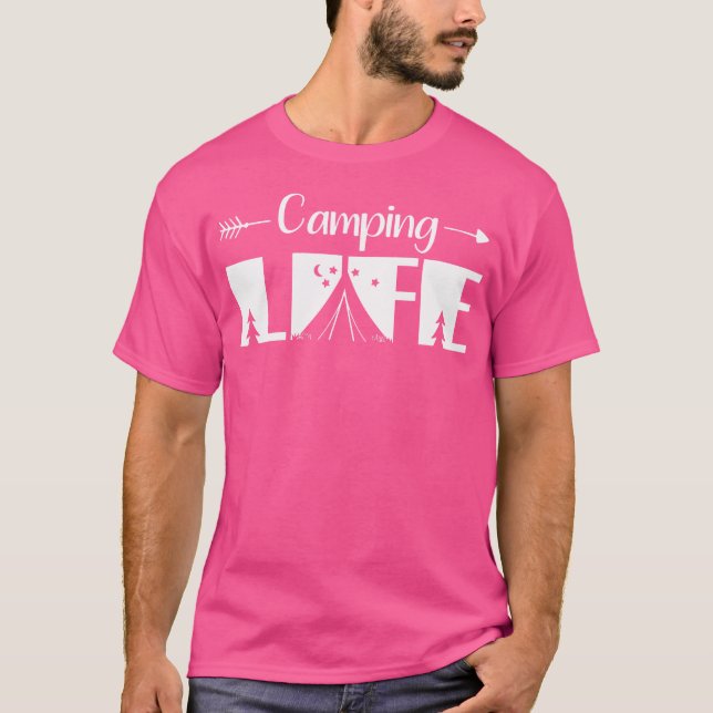 Camiseta Aparato de camping al aire libre - Campi de sender (Anverso)