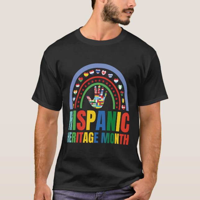 Camiseta Aparato de celebración del Mes de la Herencia Hisp (Anverso)