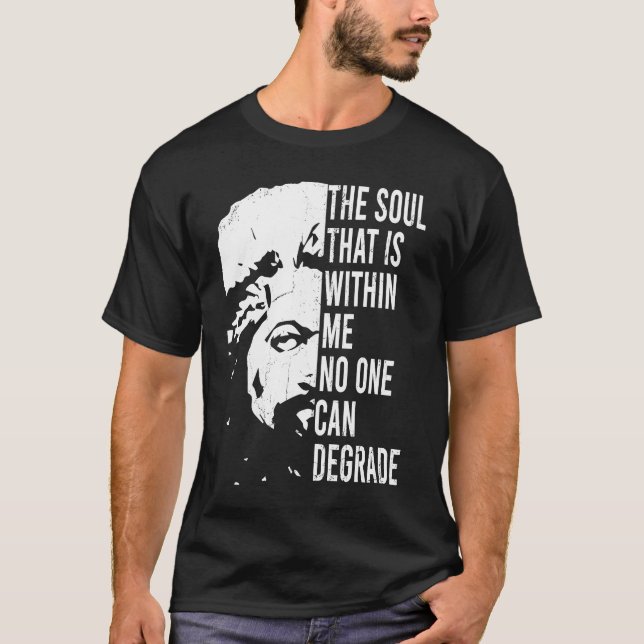 Camiseta Aparato de citas Frederick Douglass, Mo de histori (Anverso)