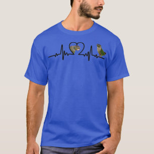 Camiseta Aparato de confección de mejilla verde Corazón Bea