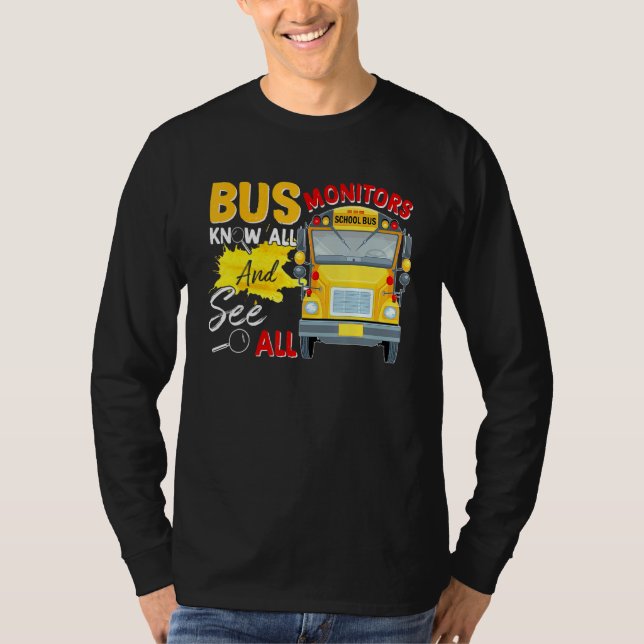 Camiseta Aparato de control de conductores de autobuses esc (Anverso)
