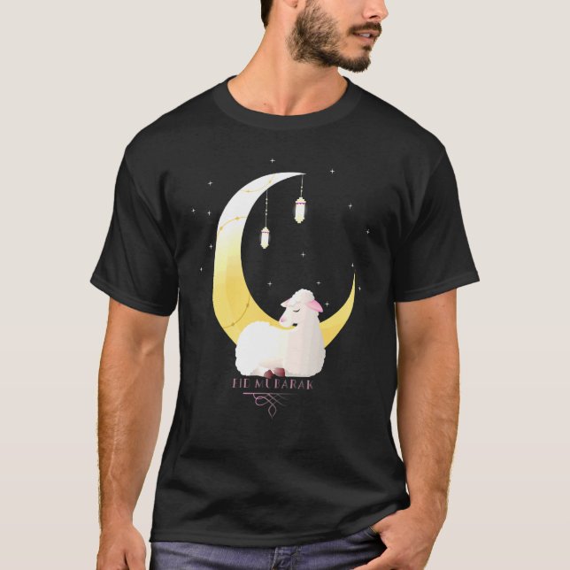 Camiseta Aparato De Eid Mubarak Para Celebrar Eid Al Adha O (Anverso)