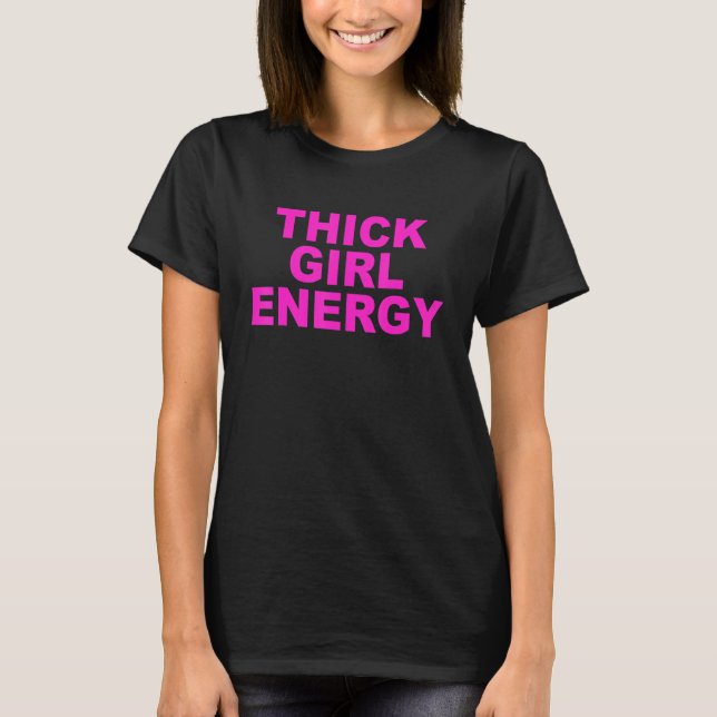 Camiseta Aparato de energía de Chica grueso (Anverso)
