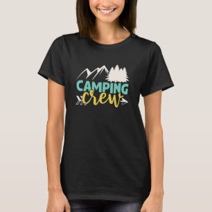 Camiseta Aparato De Equipo De Camping Para Chicas Camping C