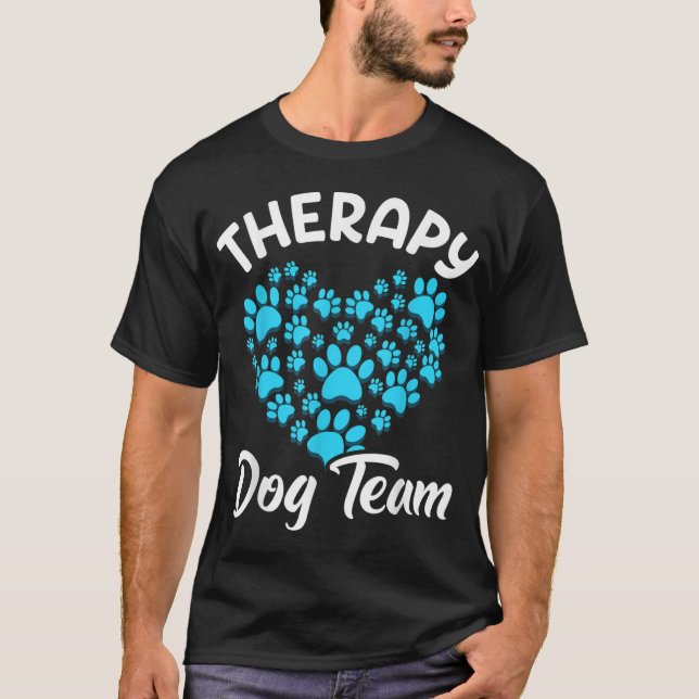 Camiseta Aparato De Equipo De Equipo De Perro Terapéutico P (Anverso)