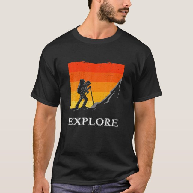 Camiseta Aparato de excursión al aire libre - Senderismo (Anverso)