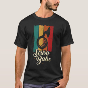 Camiseta Aparato de instrumentos Sousa Babe Sousaphone Tuba