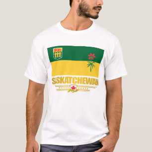 Camiseta Aparato de la bandera de Saskatchewan