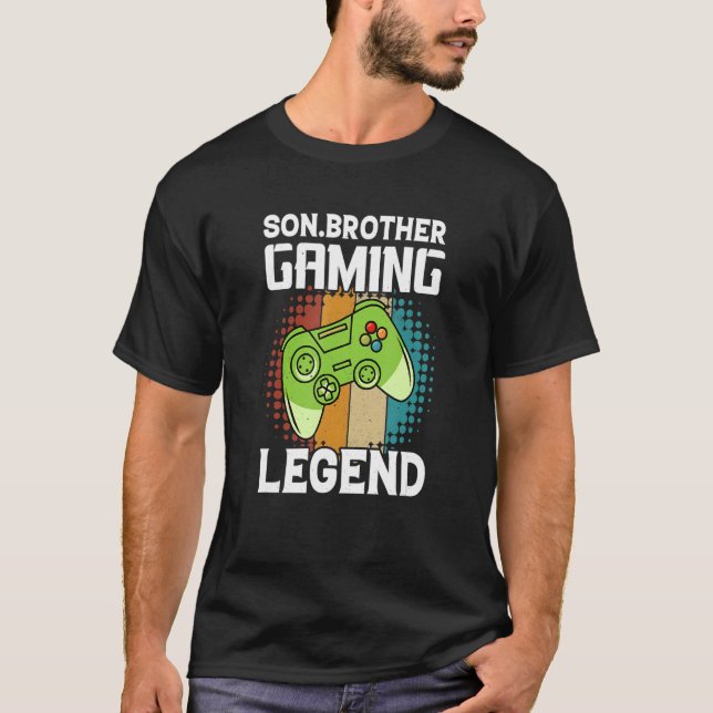 Camiseta Aparato de la leyenda de juego del hermano del hij (Anverso)