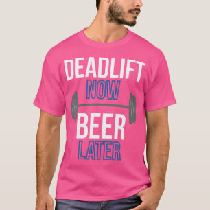 Camiseta Aparato De Levantamiento De Peso De La Cerveza Más