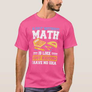 Camiseta Aparato De Matemáticas Para Geek De Matemáticas