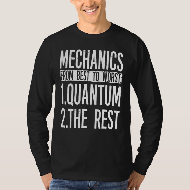 Camiseta Aparato de mecánica cuántica - Diseño mecánico (Anverso)