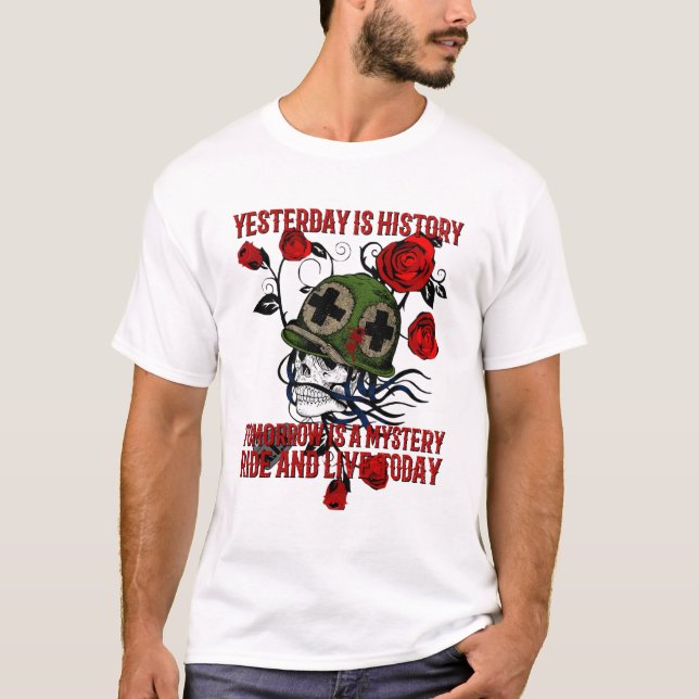 Camiseta Aparato de motocicleta de Guerrero de Carretera (Anverso)