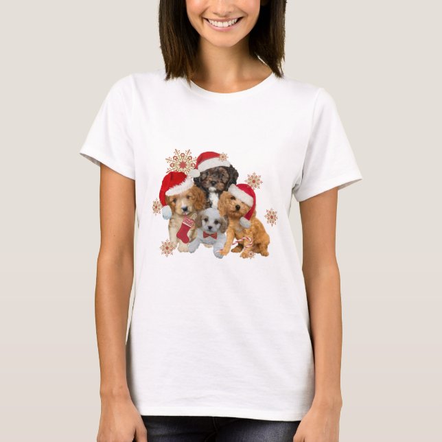 Camiseta Aparato de Navidades de Cavapoo (Anverso)