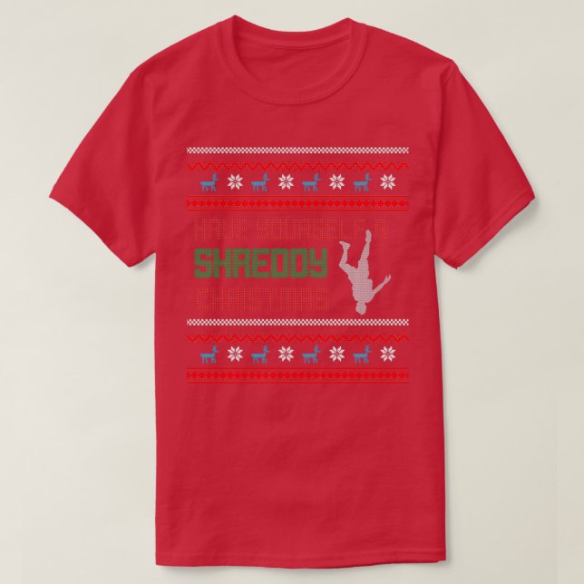 Camiseta Aparato de Navidades feos de Skydive (Diseño del anverso)