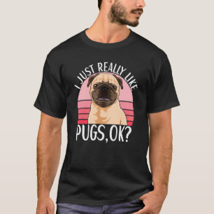 Camiseta Aparato De Perro De Pug Para El Propietario De La 