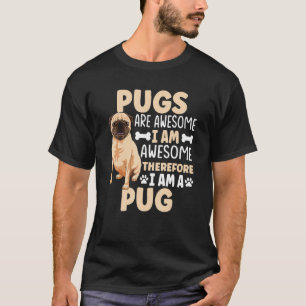 Camiseta Aparato De Perro De Pug Para El Propietario De La 