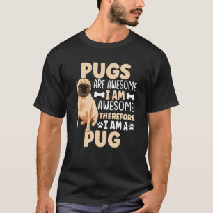 Camiseta Aparato De Perro De Pug Para El Propietario De La 