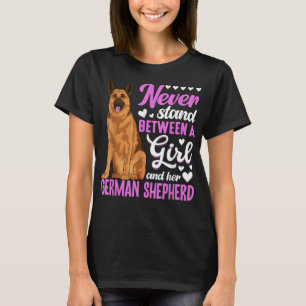 Camiseta Aparato de perro pastor alemán para mujeres