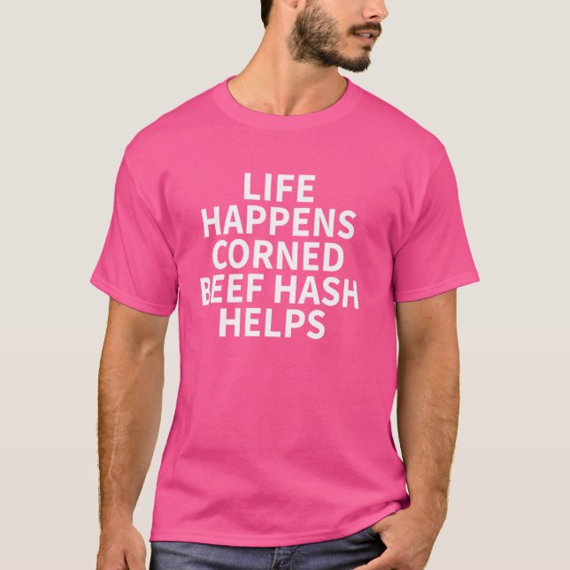 Camiseta Aparato de pollo de maíz - Gran Chispa de Hash Fun (Anverso)