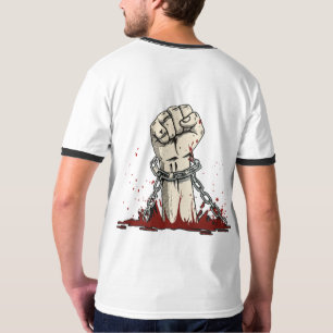 Camiseta Aparato de protesta de libertad y audacia