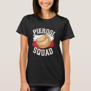 Camiseta Aparato de quad Pierogi para comida polaca Polska