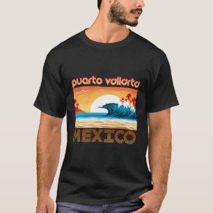Camiseta Aparato de recuerdo de época retro de Puerto Valla