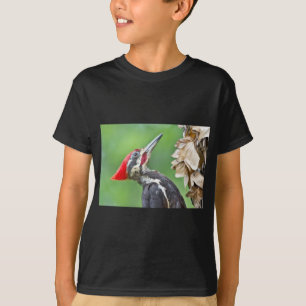 Camiseta Aparato de regalo de perfil de pájaros de madera c