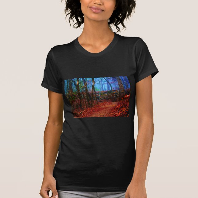 Camiseta Aparato de regalo para pintura de aceite de bosque (Anverso)