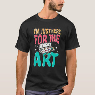 Camiseta Aparato de ropa de artista para pintura de dibujos