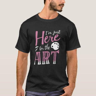 Camiseta Aparato de ropa de artista para pintura de dibujos