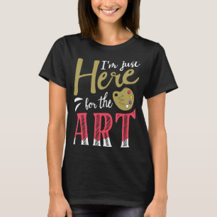 Camiseta Aparato de ropa de artista para pintura de dibujos