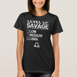 Camiseta Aparato de Rótulo Libra Zodiac - Difícil Llira