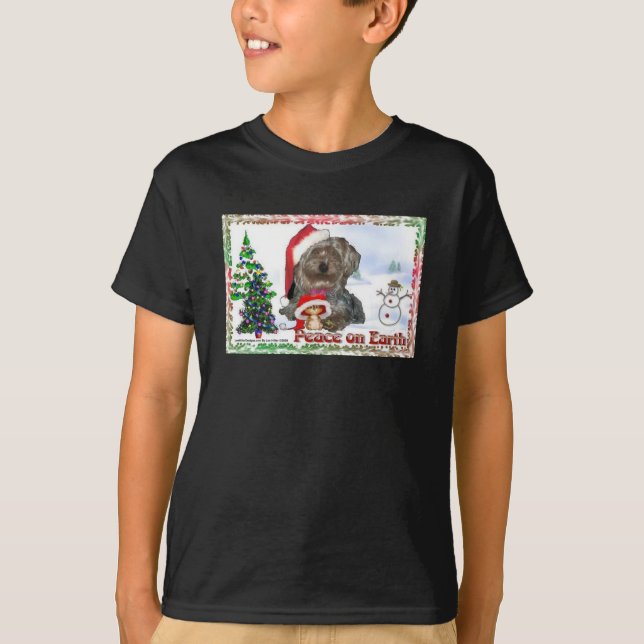 Camiseta Aparato de vacaciones de pulmón de perro silky de  (Anverso)