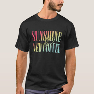 Camiseta Aparato De Verano De Sol Y Café Helado