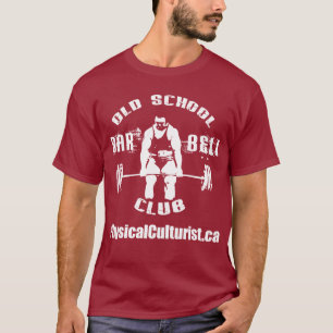 Camiseta Aparato del Club Barbell de la vieja escuela