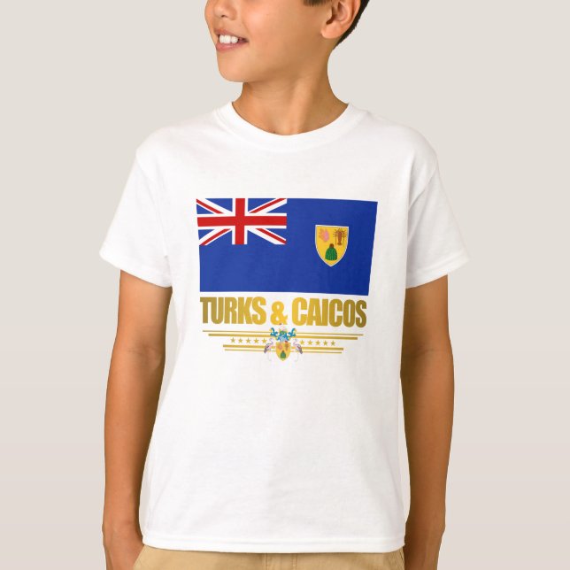 Camiseta Aparato del Orgullo Turco y Caicos (Anverso)