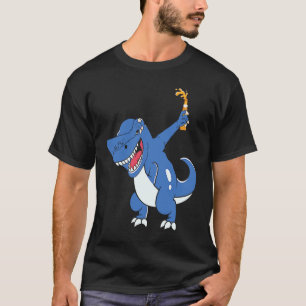 Camiseta Aparato gráfico de cerveza Dino