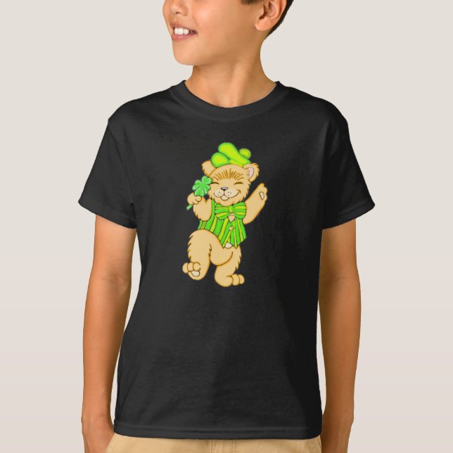 Camiseta Aparato Irlandés de Niños de Oso (Anverso)