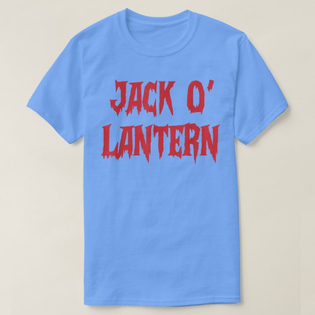 Camiseta Aparato Jack O' Lantern (Diseño del anverso)
