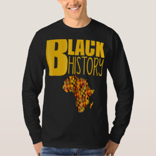 Camiseta Aparato Oheneba Historia Negra Patrón de Kente de 