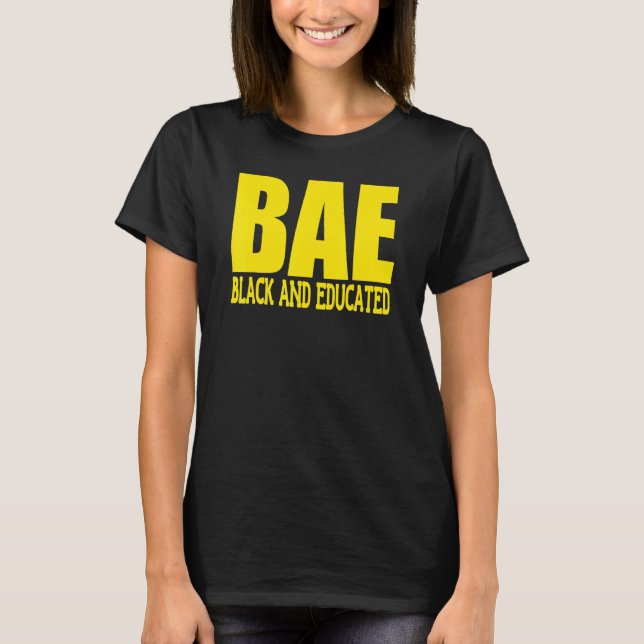 Camiseta Aparato Oheneba Negro Y Educado Bae Melanin (Anverso)