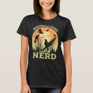 Camiseta Aparato ornitólogo de observación de aves para el